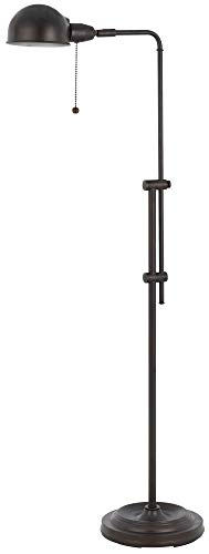 Cal 60W Croby Pharmacy Floor Lamp Orange (BO-2441FL-RU) - Diamond Home USA