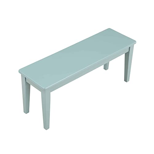 Colorado Dining Bench Blue Farmhouse Wood Finish - Diamond Home USA