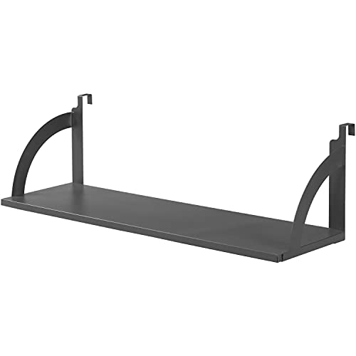 Global Industrial 36"W Hanging Shelf Black for 1-3/4" Partition/Cubicle Panels - Diamond Home USA