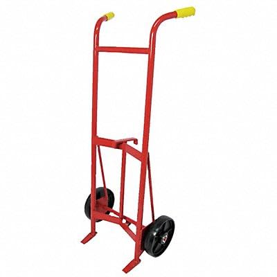 Drum Hand Truck 1000 lb. Steel Red