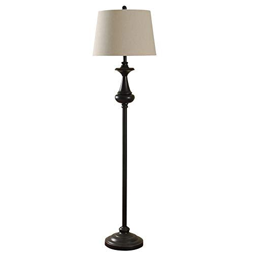 Traditional Bronze Metal Floor Lamp Brown Transitional - Diamond Home USA