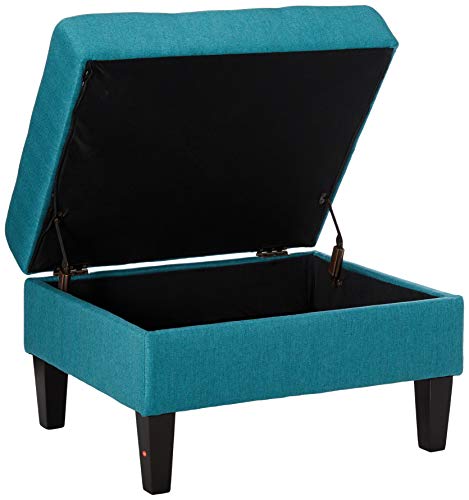 Christopher Knight Home Zahra Fabric Storage Ottoman Dark