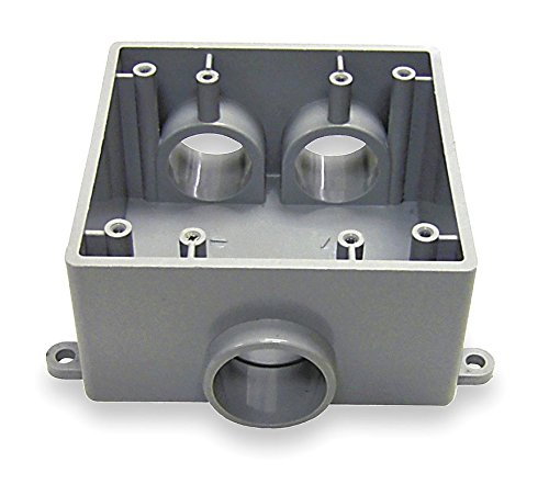 Weatherproof Box 3 Inlet 3/4 Hub PVC