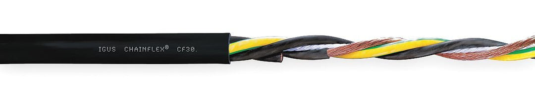 14 AWG 4 Conductor Continuous Flex Power Cable 1000V BK