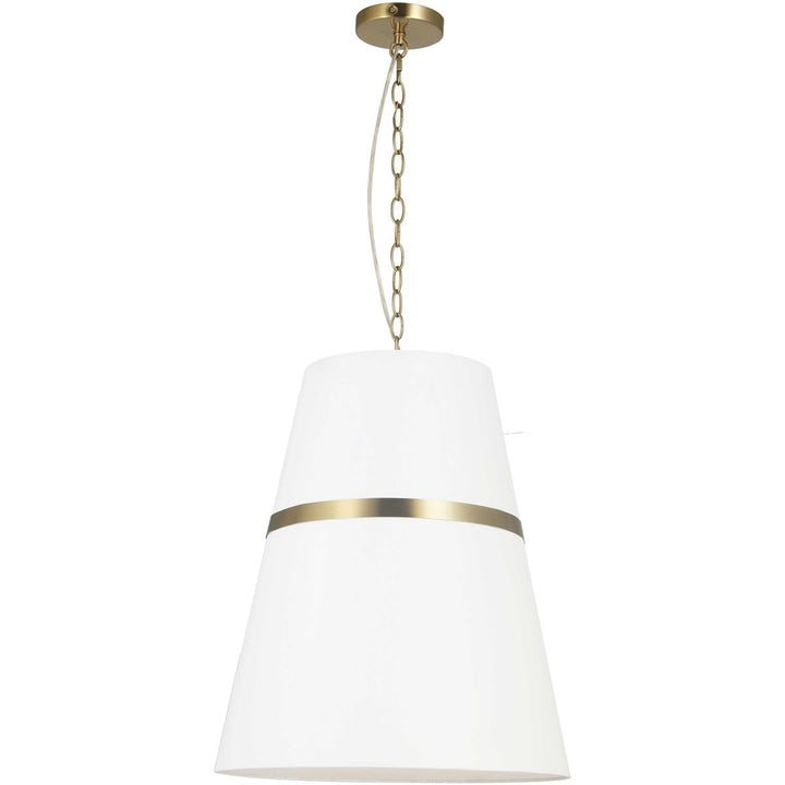 Dainolite SYM-183P-AGB-WH3 Light White Pendant