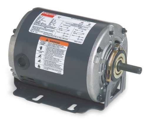 Dayton 6K778 Motor 1/3 hp Split PH 1725 RPM 115 V Black