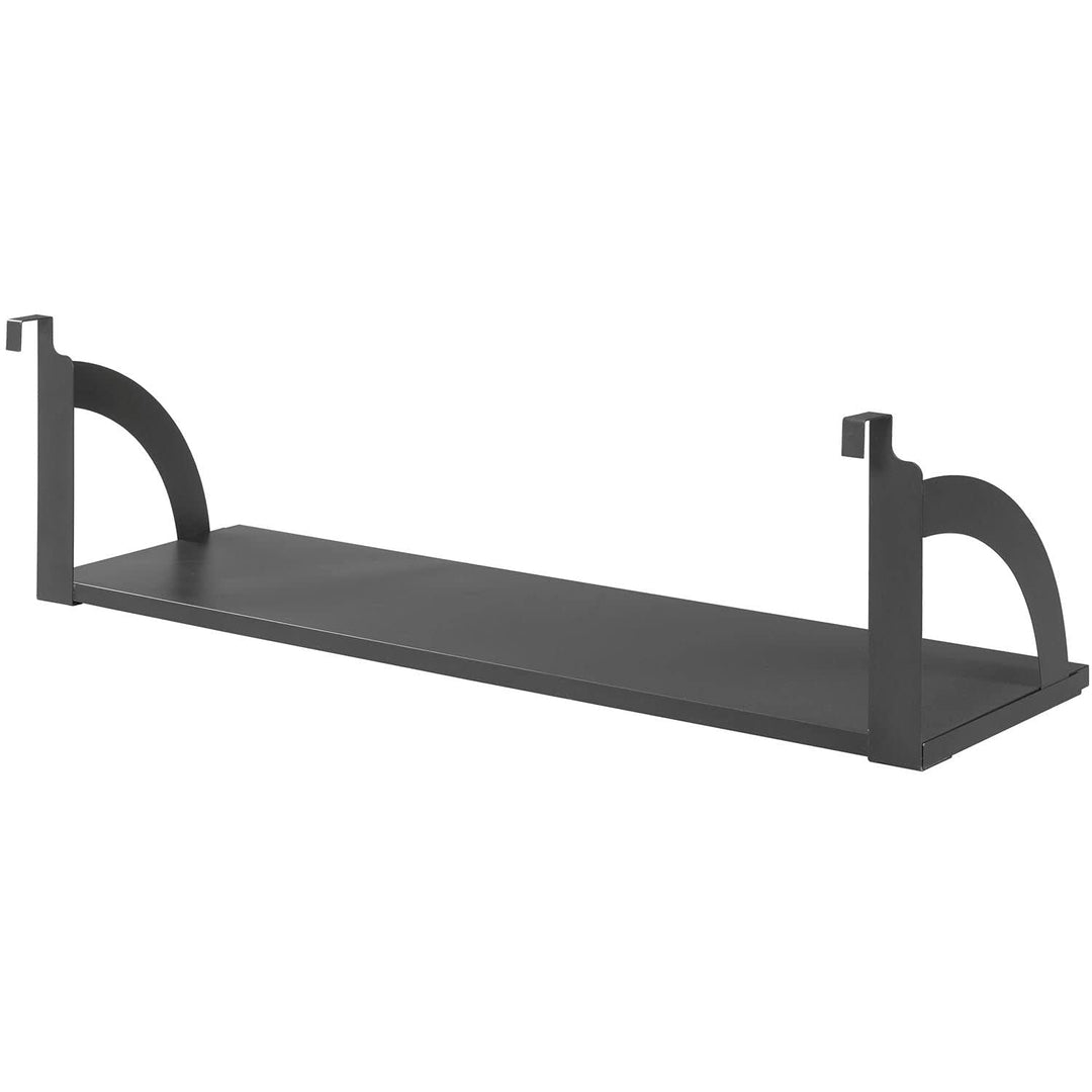 Global Industrial 36"W Hanging Shelf Black for 1-3/4" Partition/Cubicle Panels - Diamond Home USA