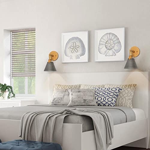 Modern 1-light Wall Sconces Silver Metal Cage for Powder Room L6.1 * W7.4 - Diamond Home USA