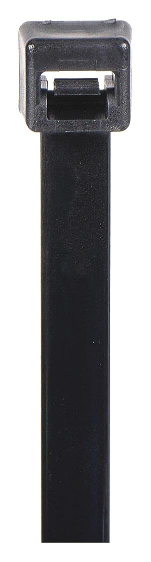 Power First 36J168 Cable Tie Standard 17.7 In. Black Pk50