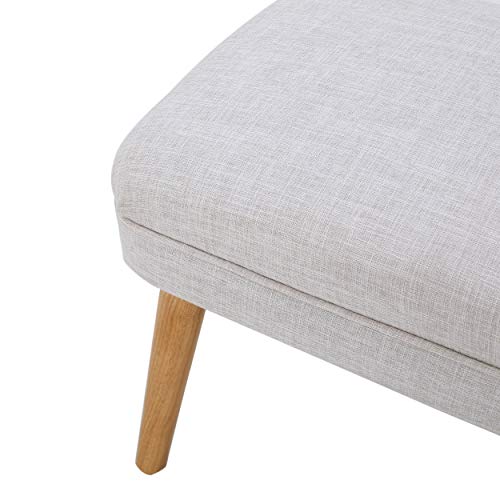 Christopher Knight Home Desdemona Fabric Ottoman Beige - Diamond Home USA