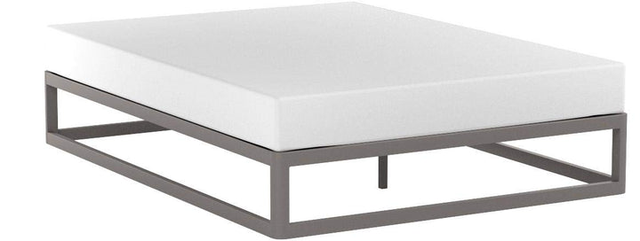 Mellow 12" Metal Platform Bed Frame w/Heavy Duty Steel Slat Foundation King Grey - Diamond Home USA