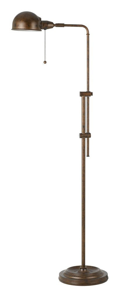Cal 60W Croby Pharmacy Floor Lamp Orange (BO-2441FL-RU) - Diamond Home USA