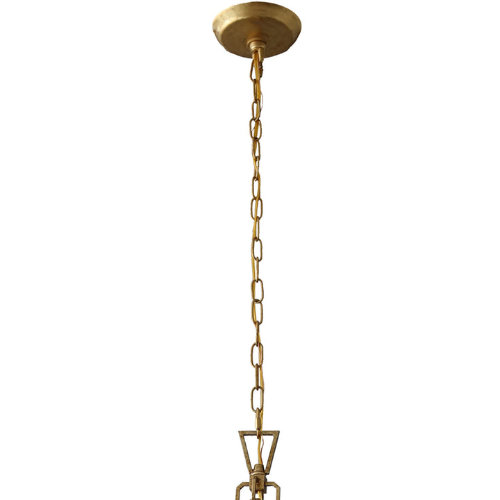 AA Warehousing 12-Light Constance Candlestick Chandelier in Antique Gold - Diamond Home USA