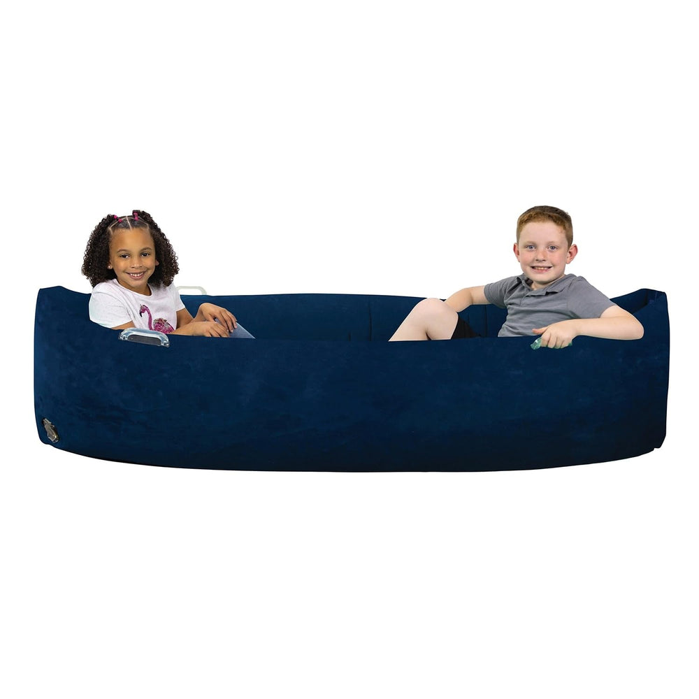 Comfy Peapod Inflatable Sensory Pod 80" Blue Plastic - Diamond Home USA