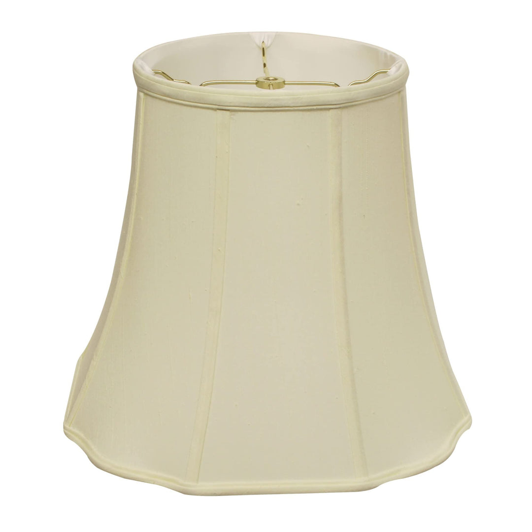 Cloth & Wire Slant Fancy Octagon Softback Lampshade with Washer Fitter Egg