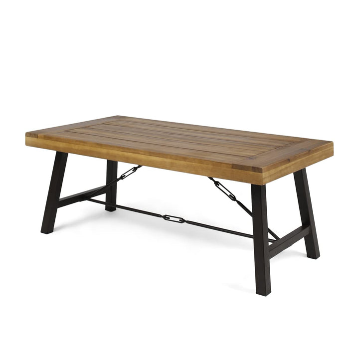 Christopher Knight Home Catriona Outdoor Acacia Wood Coffee Table Teak Finish