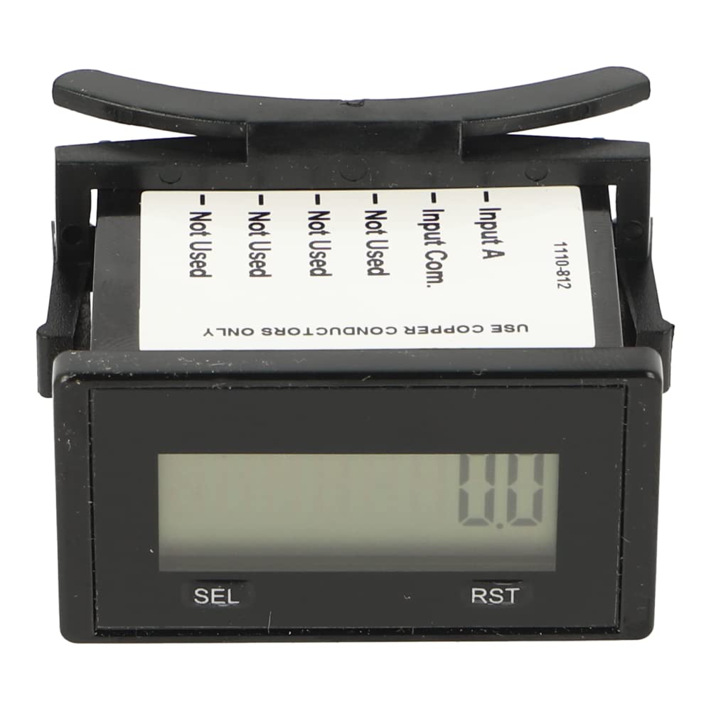 6320-0500-0000|TRUMETER Hour Meter PROGRAMMABLE Volt Free Input 8 Digit
