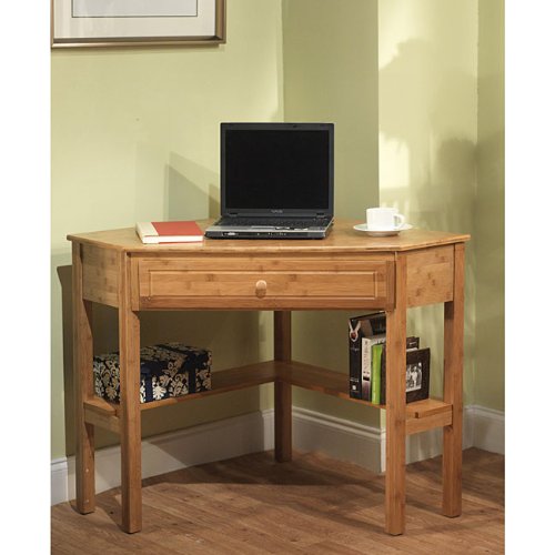Simple Living Bamboo Corner Desk