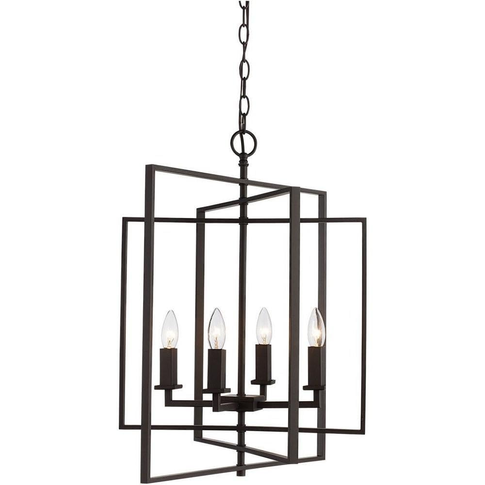 Trans Globe Imports 10595 ROB Four Light Pendant from El Capitan Collection