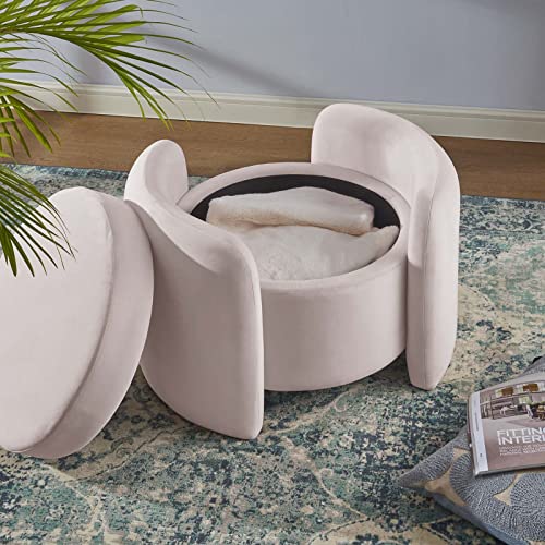 Modway EEI-6055-MID Nebula Upholstered Performance Velvet Ottoman