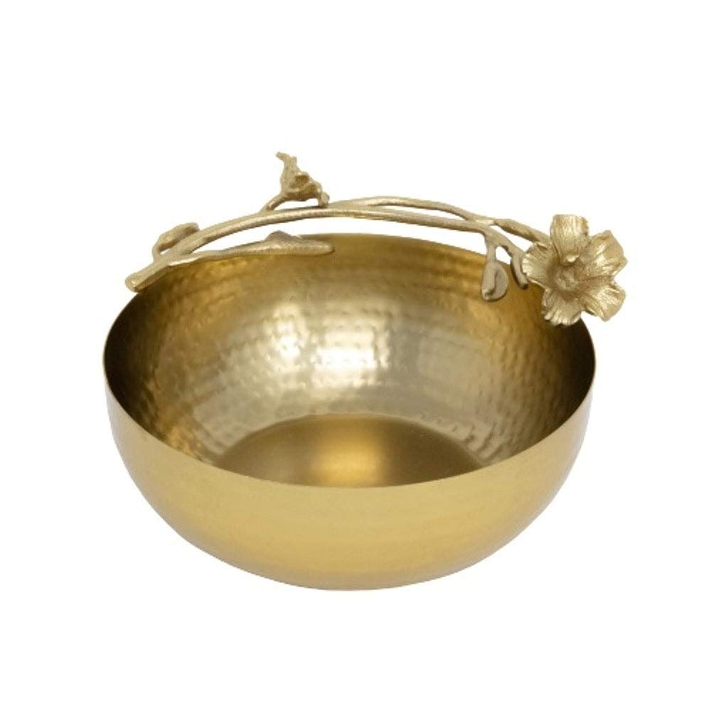 Bowl Satin Gold Stainless Steel 1 Piece