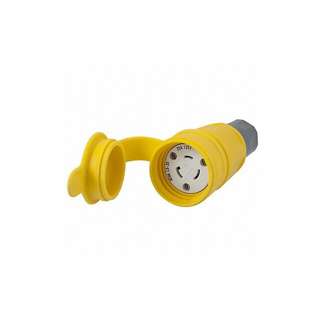Watertight Devices Twist-Lock Connector 20A 125V 2 Pole 3 Wire Thermoplastic