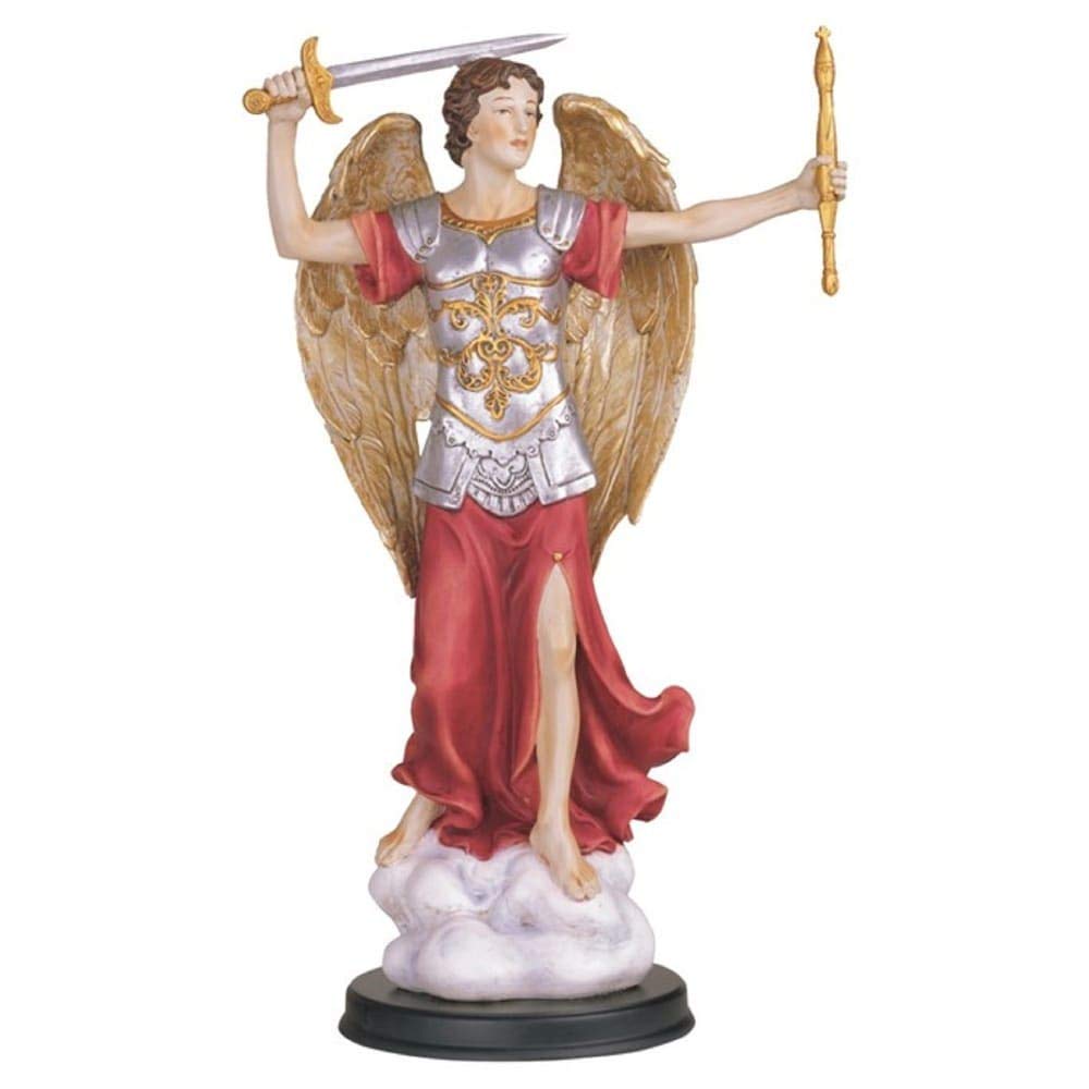 12" h Statue Saint The Strongest Angel Holy Figurine Religious Decoration