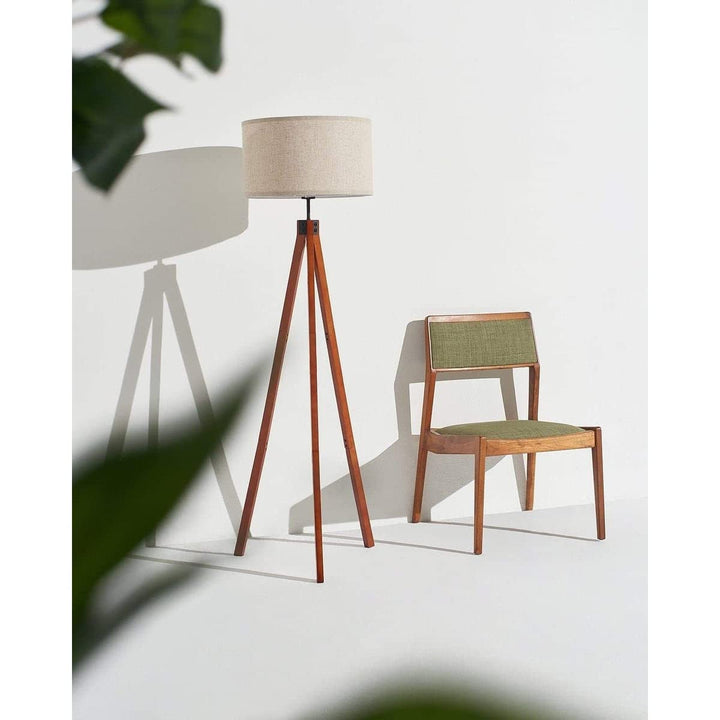 Led Floor Lamp Brown Traditional Bulbs Included Energy Efficient - Diamond Home USA