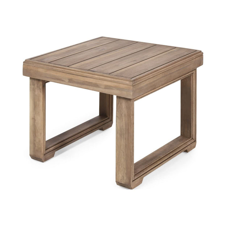 Christopher Knight Home Nicholas Outdoor Acacia Wood Side Table Brown