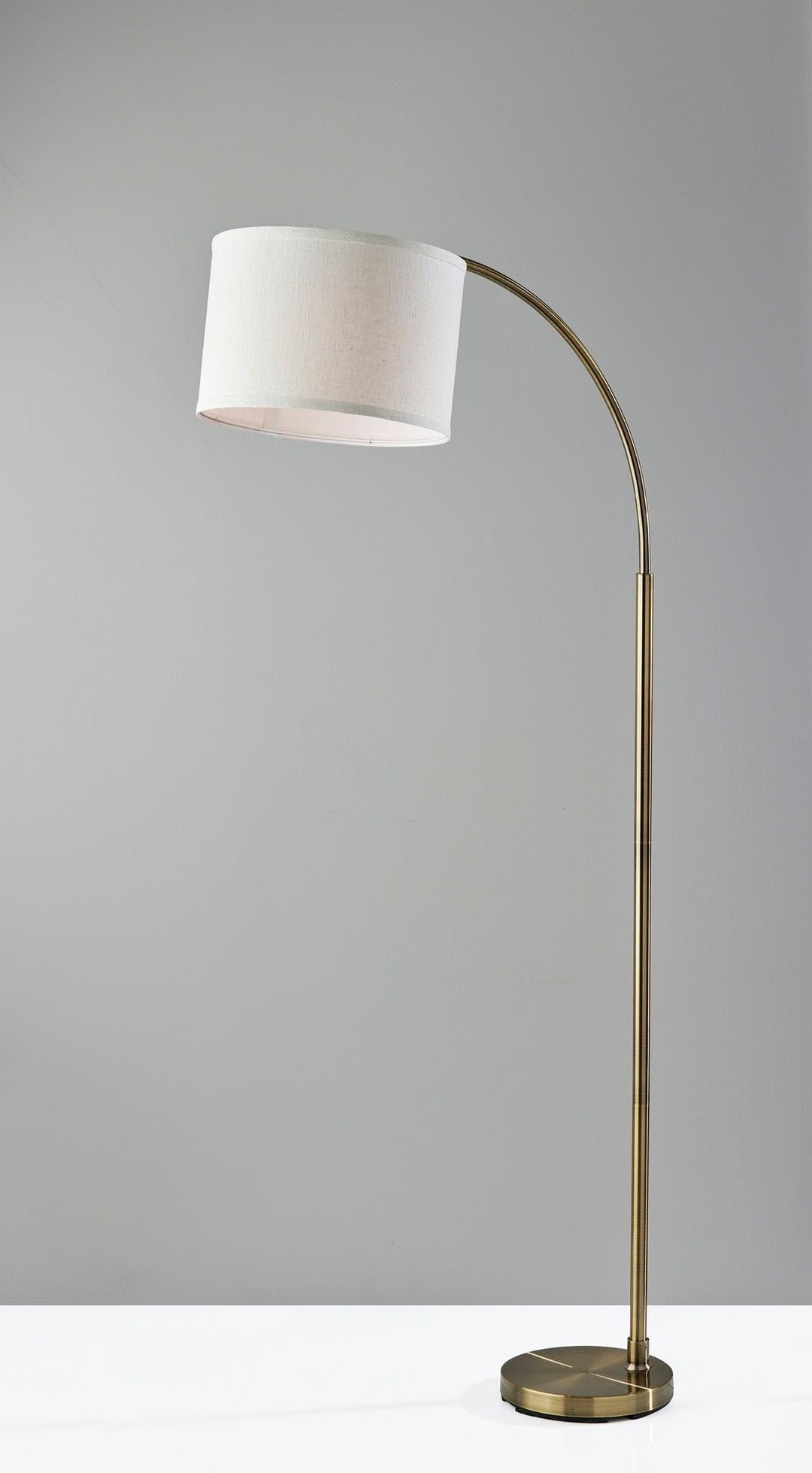 SIMPLEE ADESSO Jace Floor Lamp Antique Brass - Diamond Home USA