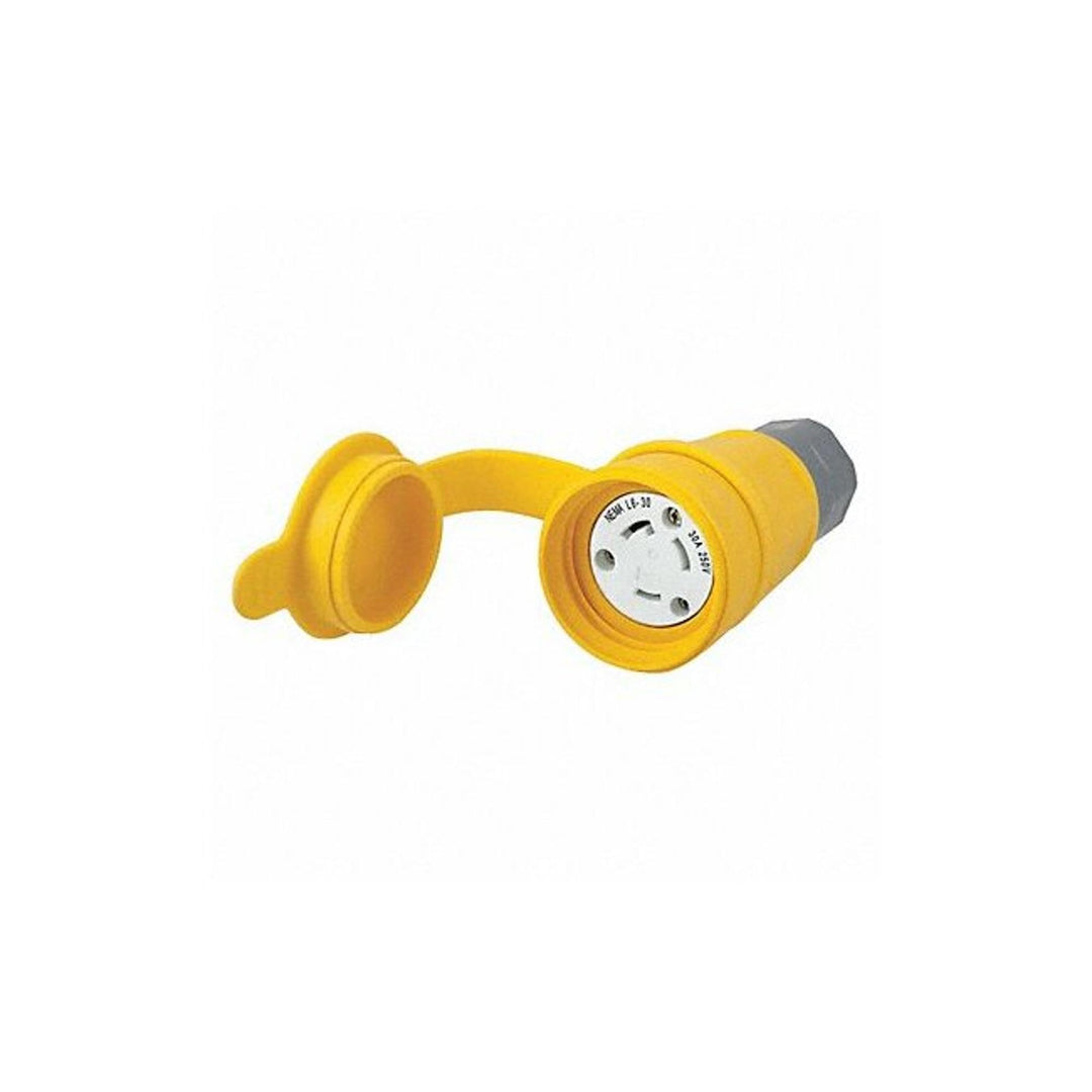 Watertight Devices Twist-Lock Connector 30A 250V AC 2 Pole 3 Wire