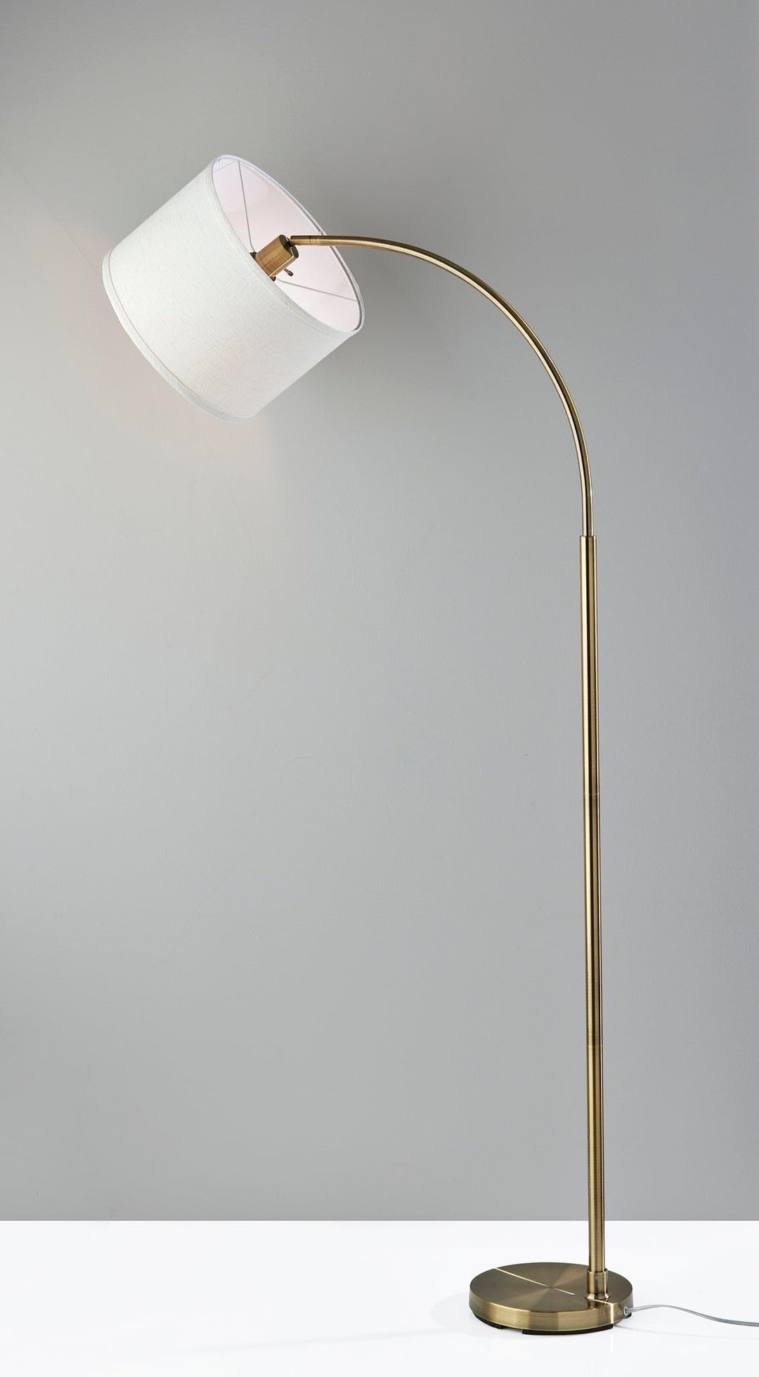 SIMPLEE ADESSO Jace Floor Lamp Antique Brass - Diamond Home USA
