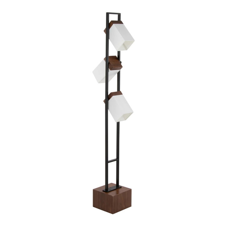 Porch Den 67.5" Floor Lamp Black Modern Contemporary Bulbs Included - Diamond Home USA