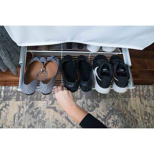 Organized Living freedomRail Reveal Shoe Shelf - White - Diamond Home USA