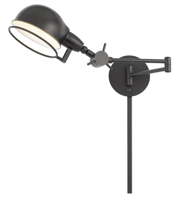 Cal Lighting WL-2924-DB Transitional One Light Swing Arm Wall Lamp from - Diamond Home USA
