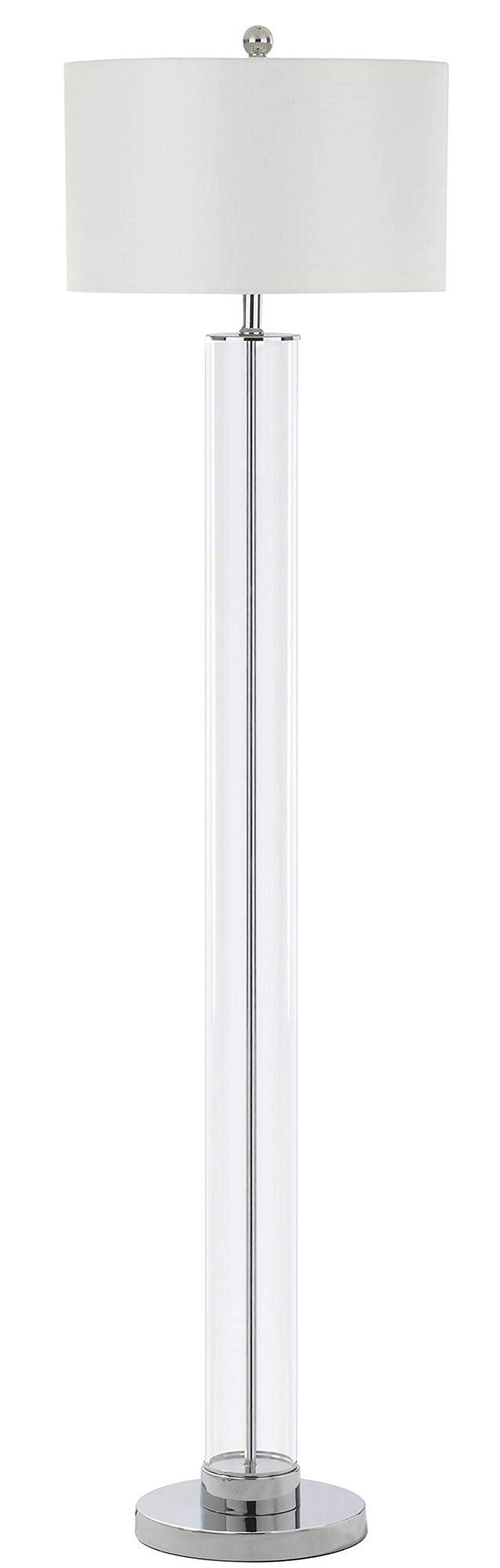 Safavieh FLL4017A Lighting Collection Lovato 64" Clear Floor Lamp - Diamond Home USA