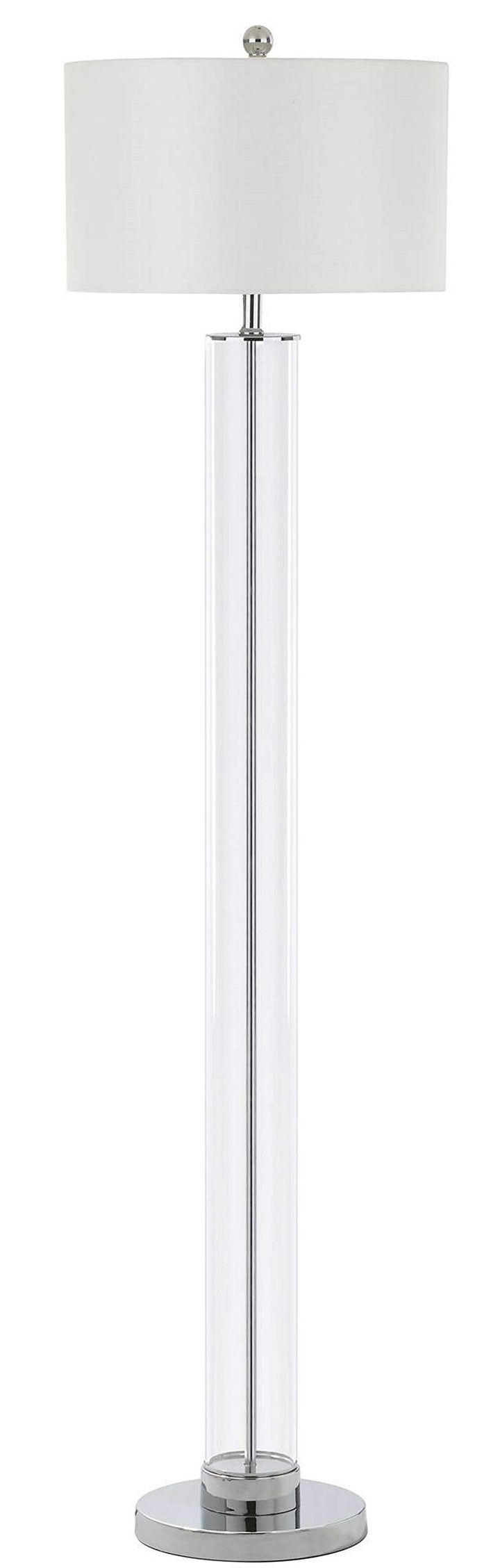 Safavieh FLL4017A Lighting Collection Lovato 64" Clear Floor Lamp - Diamond Home USA