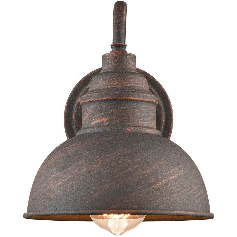 Rustic Gooseneck Wall Sconce 1-light Waterproof Outdoor/indoor Barn Bedside - Diamond Home USA