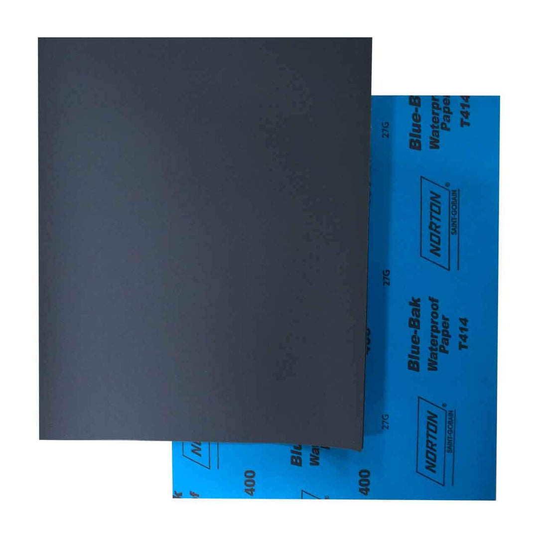 Norton 66261139362 9x11 T414 Blue-bak Waterproof Sheet 400-a Grit
