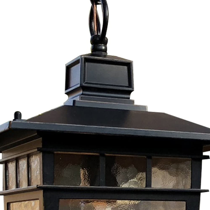 Cullen' Oil-Rubbed Bronze 1-Light Hanging Exterior Lantern Modern Contemporary - Diamond Home USA