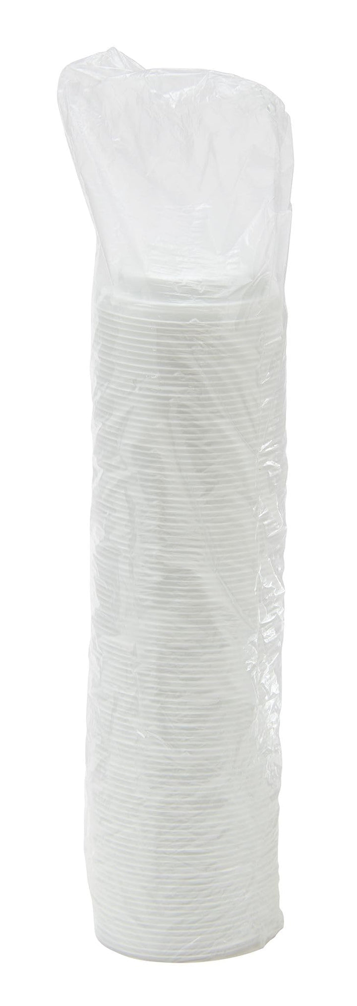 DART 16EL White Cappuccino Plastic Lid Fit For Hot/Cold Foam Cup - Diamond Home USA