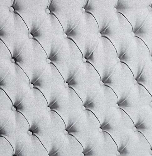 Christopher Knight Home Jezebel Fabric Headboard Queen / Full Light Grey - Diamond Home USA