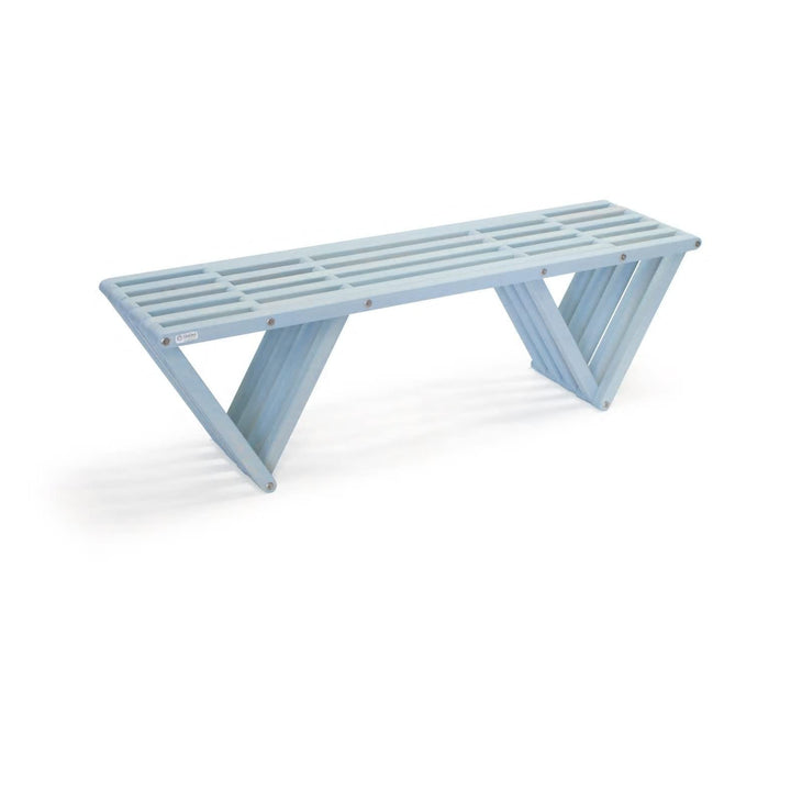 Wood Backless Bench, Modern style L 54" x15" deep x 17" Tall