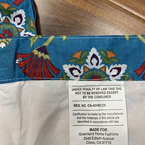 Barefoot Bungalow Thalia Window Valance Multi Color - Diamond Home USA