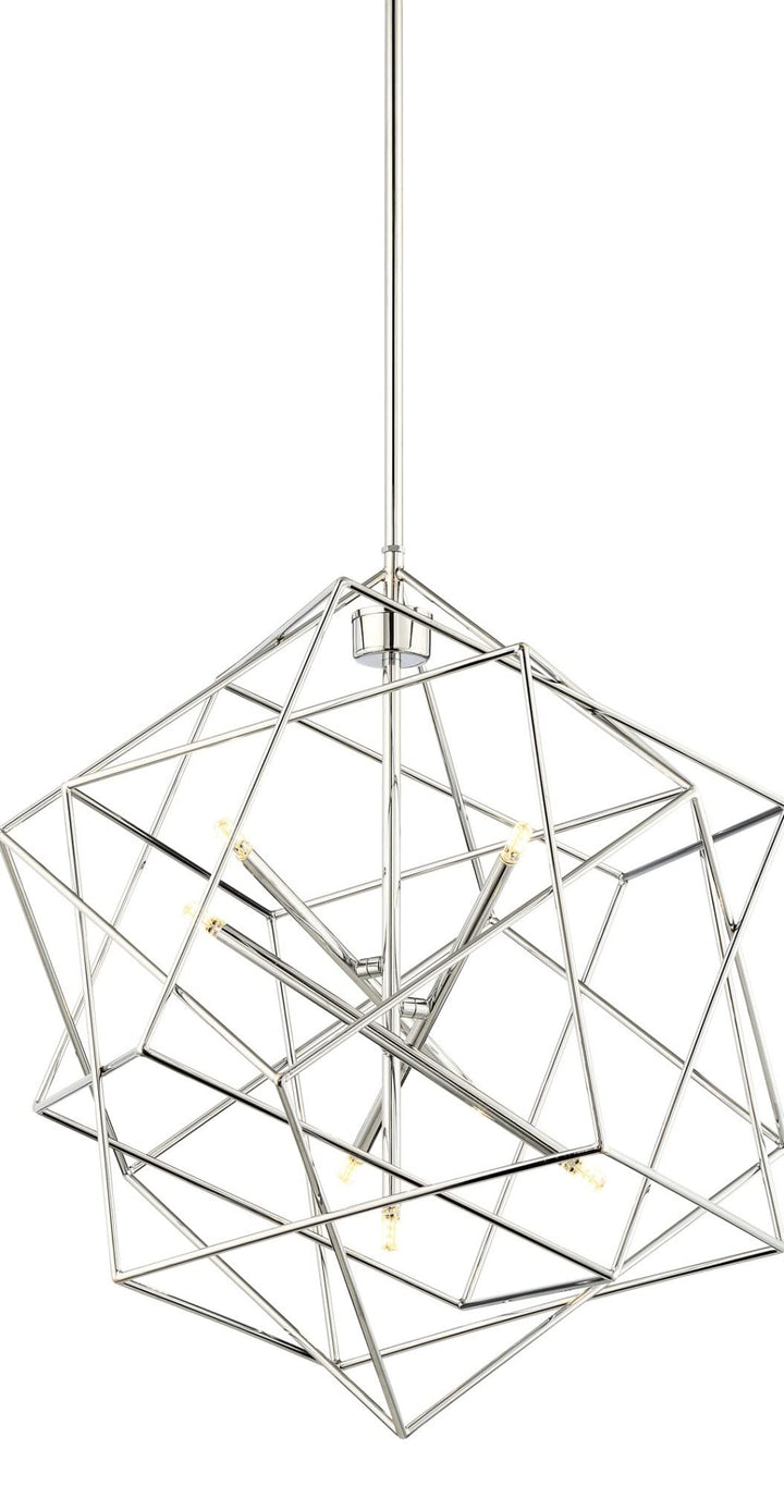 Lite Source LED PENDANT CHROME FINISHED LED G4 BULB 3Wx7 LS-19855C