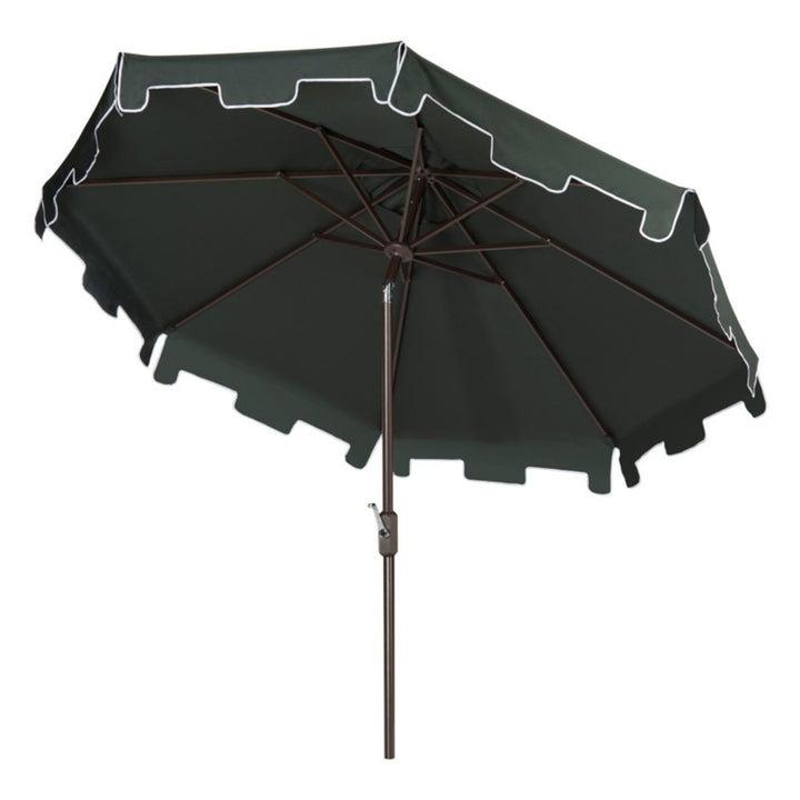 Safavieh Outdoor Collection Zimmerman Crank Market Umbrella with Flap - Diamond Home USA