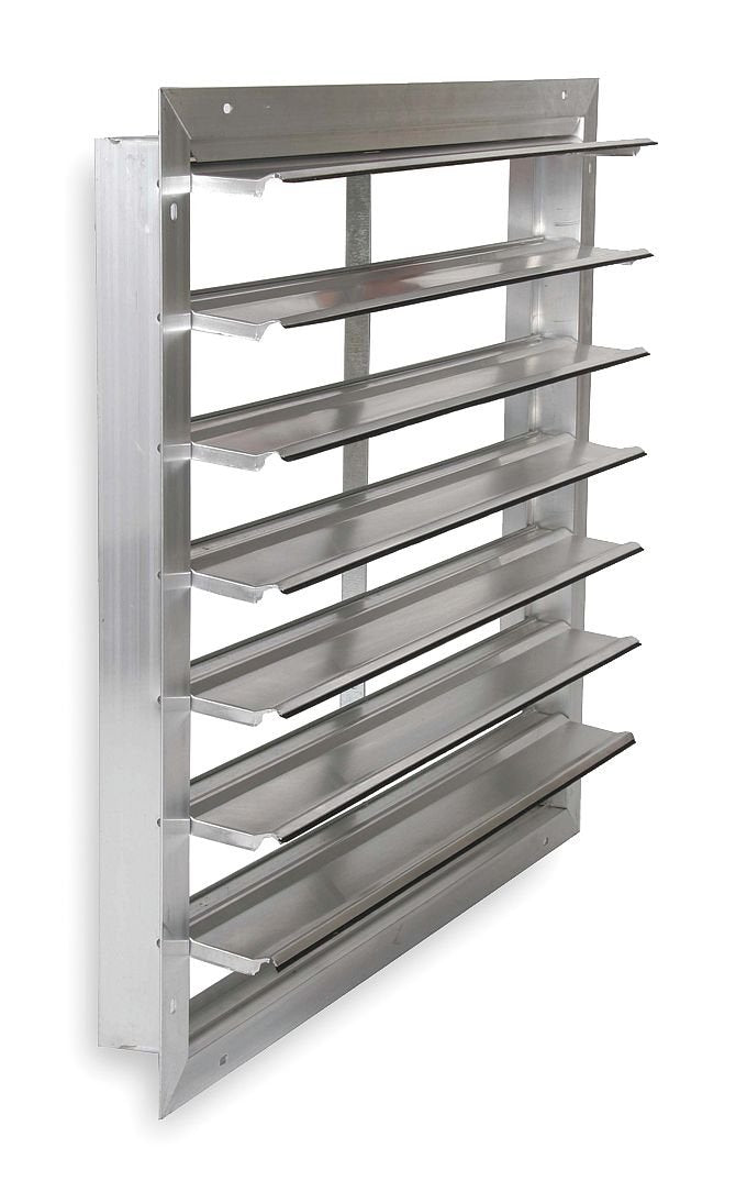 Dayton 20" Backdraft Damper / Wall Shutter Front Flange 20-1/2" x 20-1/2"