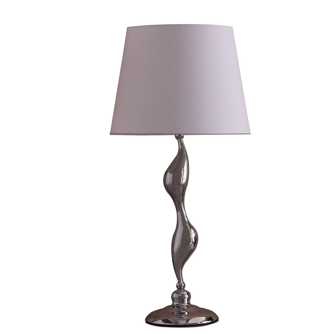 Art Silhouette Silver Table Lamp Modern Contemporary - Diamond Home USA