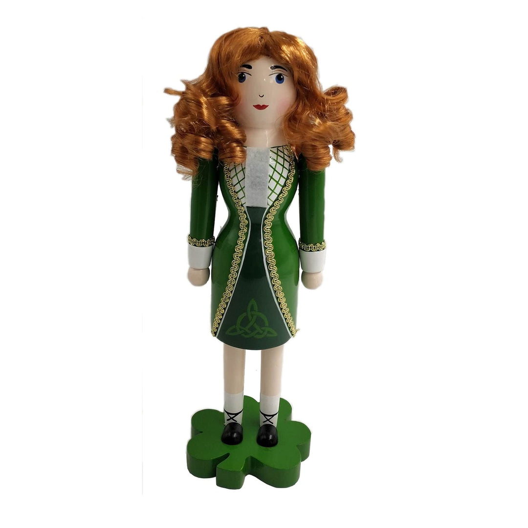 14" Irish Step Dancer Nutcracker Green
