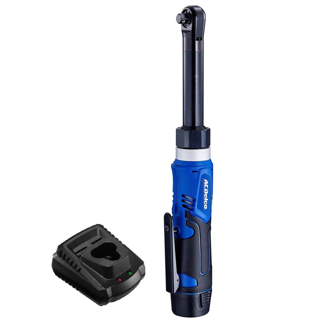 12v 3/8" Cordless Extended Ratchet Wrench Kit 40ft-ib Assembly Hardware